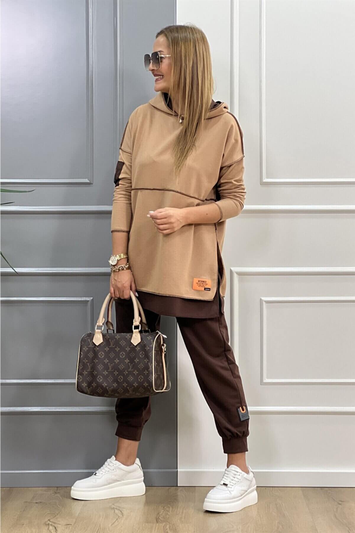 Siyah Aksesuar Detaylı Pantolon 8